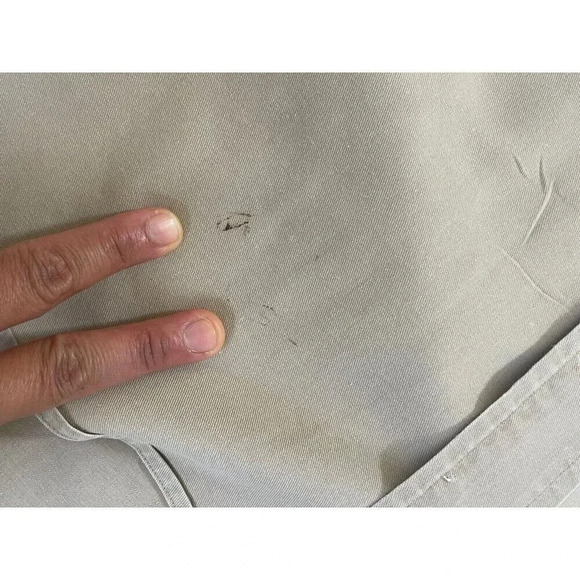 Polo Ralph Lauren Men's Polo Button Down Short Shirt XL Biege 100% Cotton fishin - Picture 4 of 7